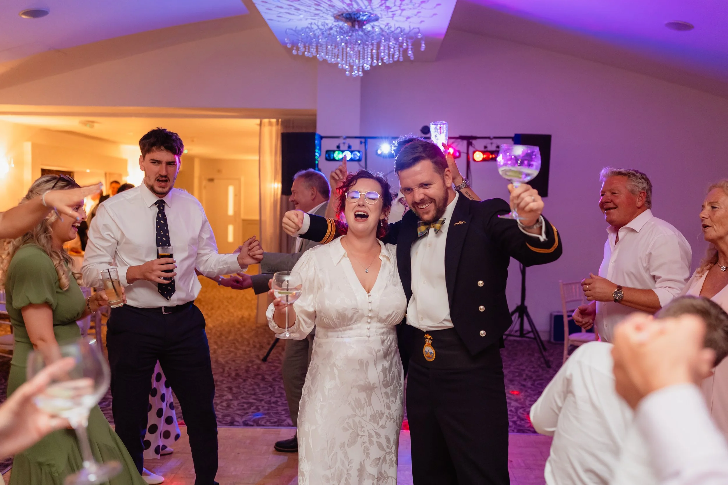 wedding couple dance floor