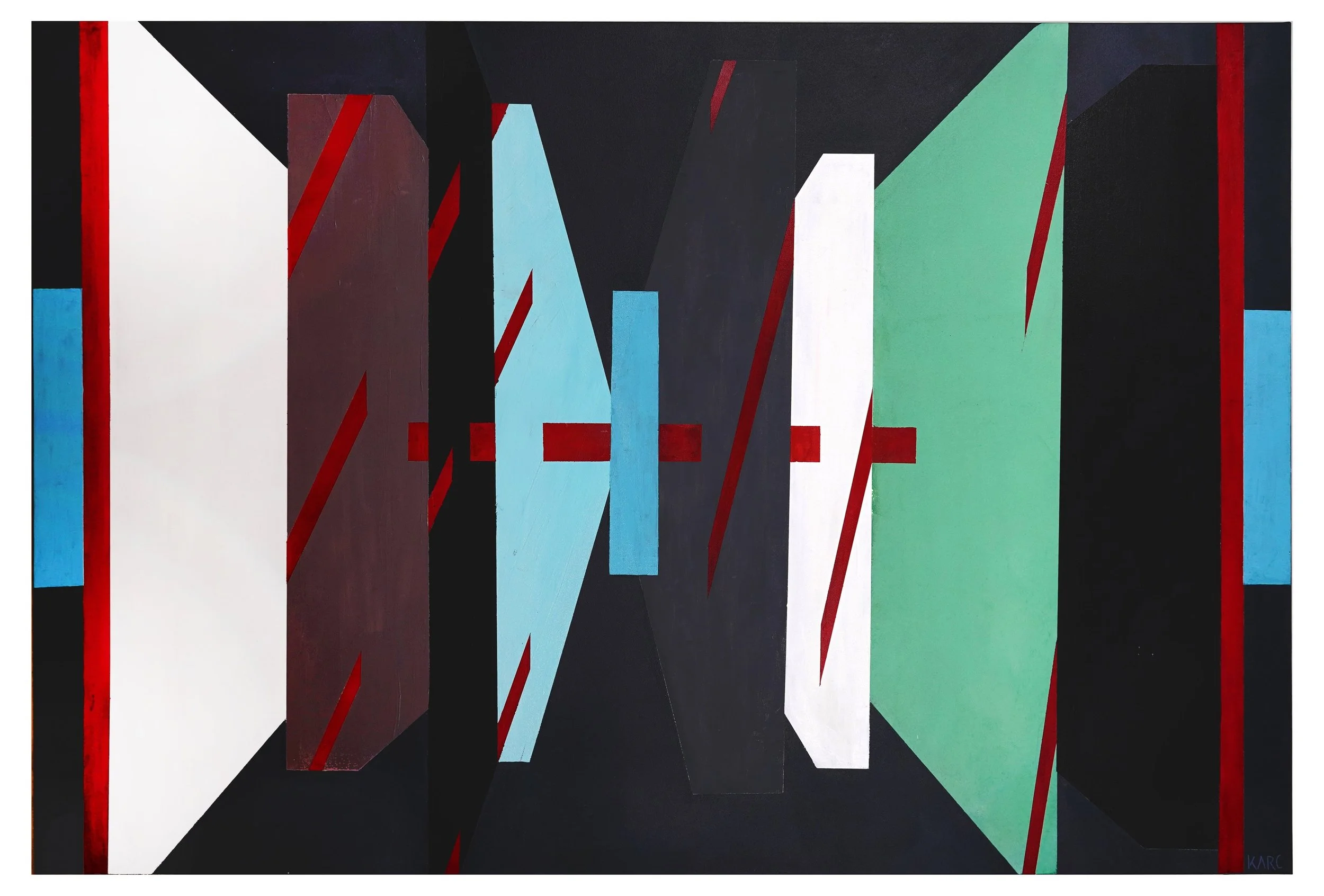 All Together,
38 x 60 inches,
Acrylic on Canvas,
2021