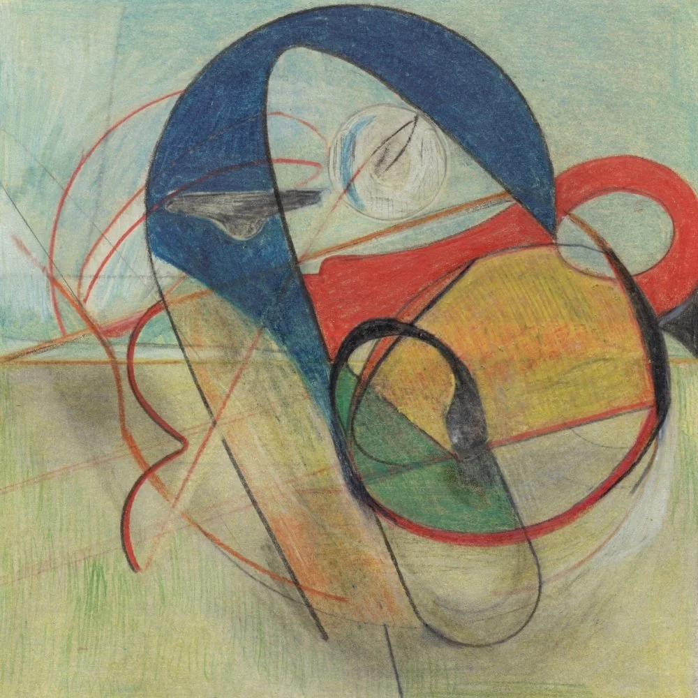 Daylight (tiny landscape 2/2),
5 1/2 x 5 1/2 inches,
Pencil, chalk, crayon, on paper,
2021