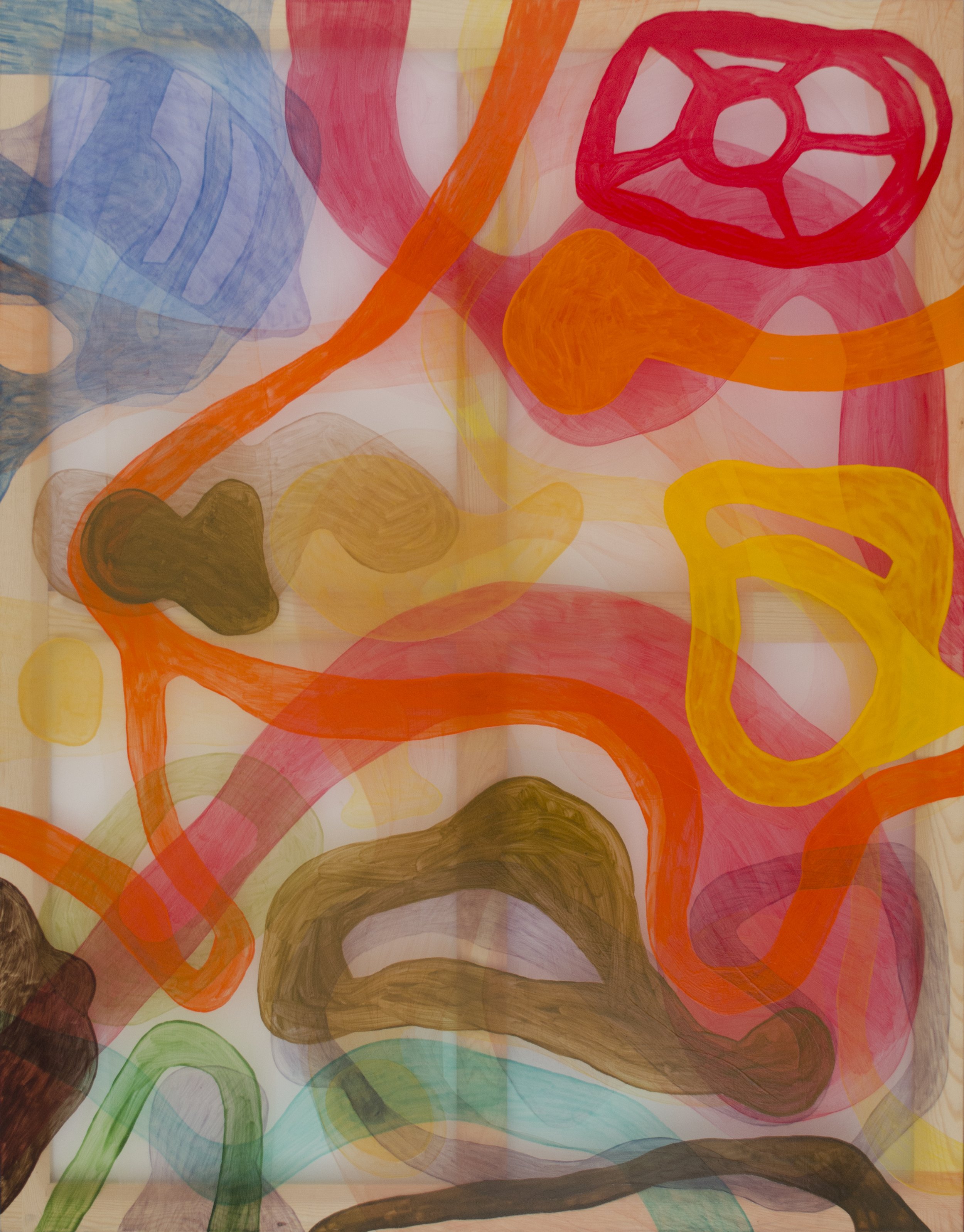 The Changes,
57 1/2 x 45 inches,
Acylic on Stretched Flexible PVC,
2005