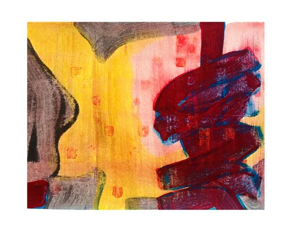 In the air 1,
11 4/5 x 15 7/10 inches,
Gouache on paper,
2021
