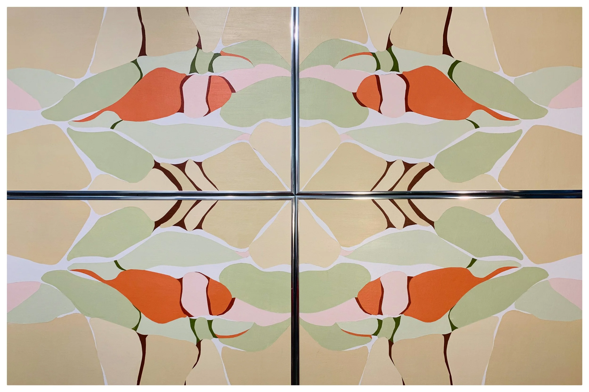 Untitled: Cliff Series,
48 x 72 inches,
Acrylic on Canvas,
2002