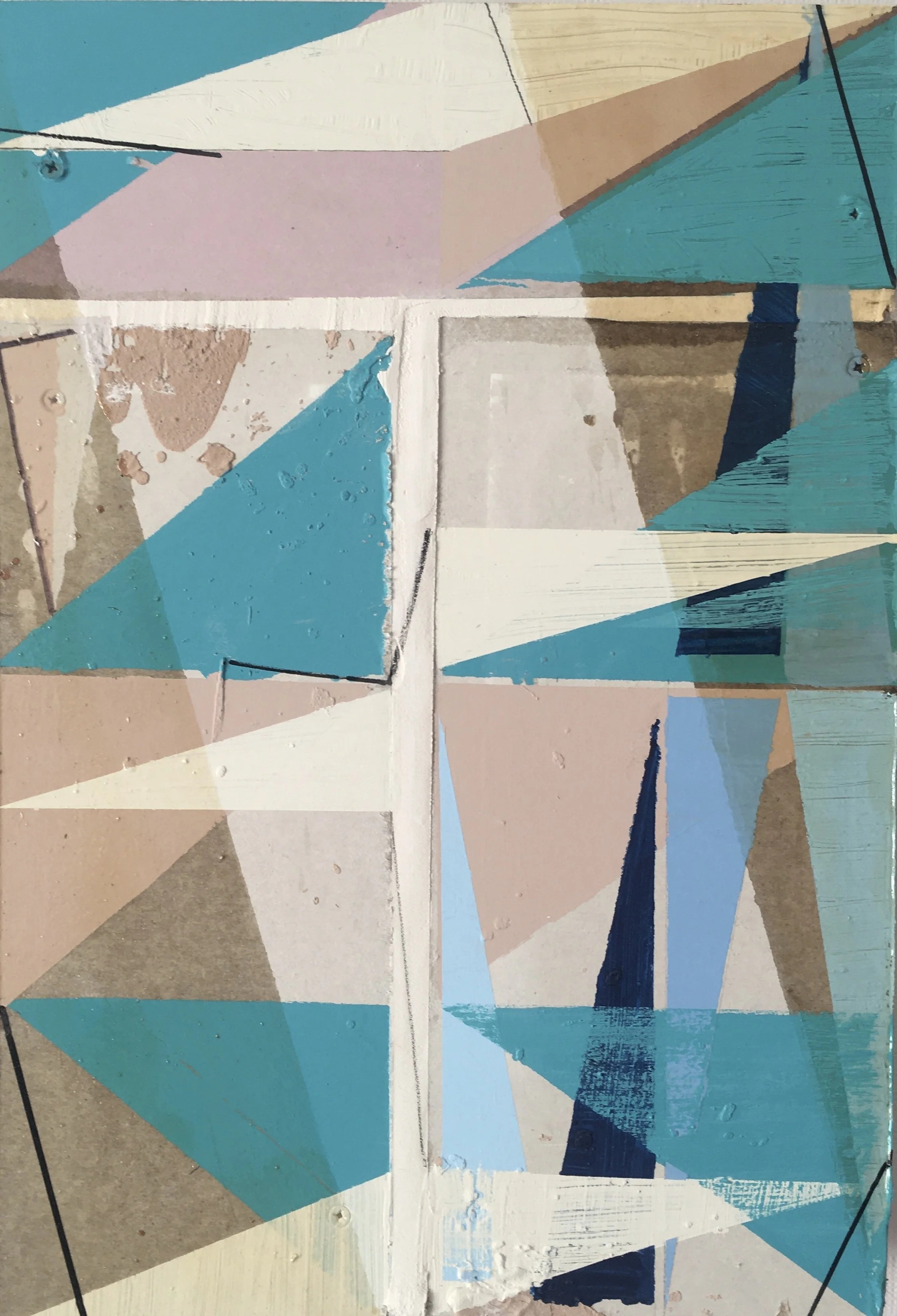 Space & Place #strangefires,
18 1/2 x 12 3/5 inches,
Acrylic, Varnish, Ink, and Gypsum on Plasterboard,
2020