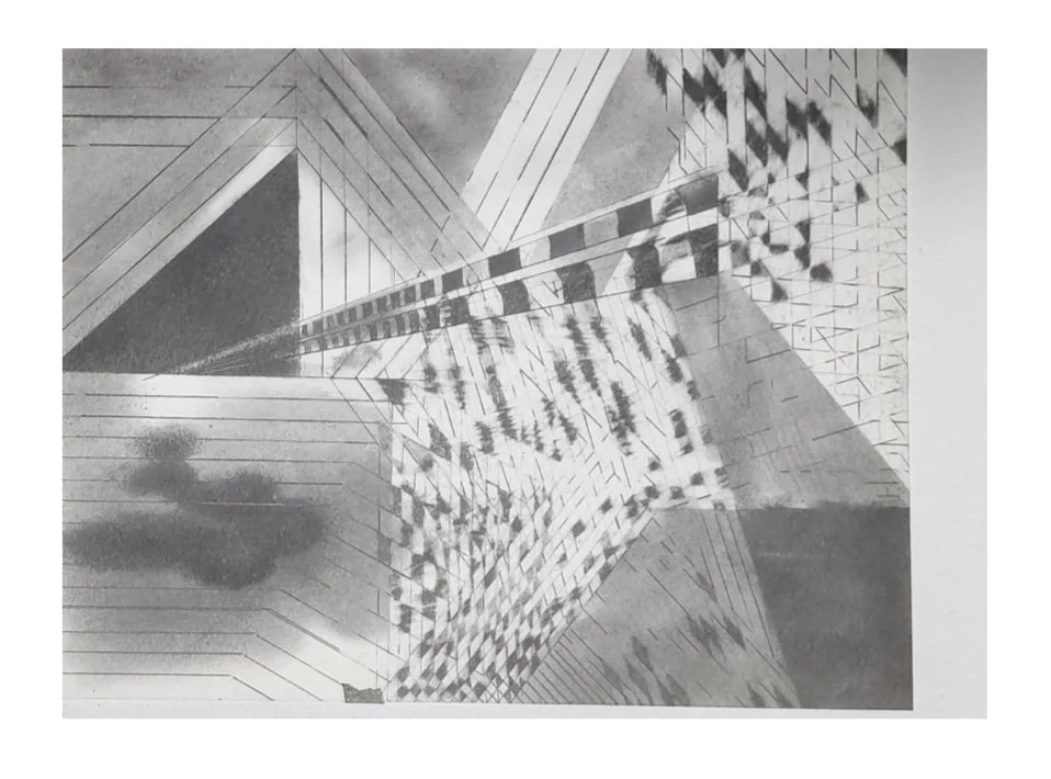 Unititled,
22 x 70 CM,
Graphite, charcoal on Fabriano paper,
Diptych 2020