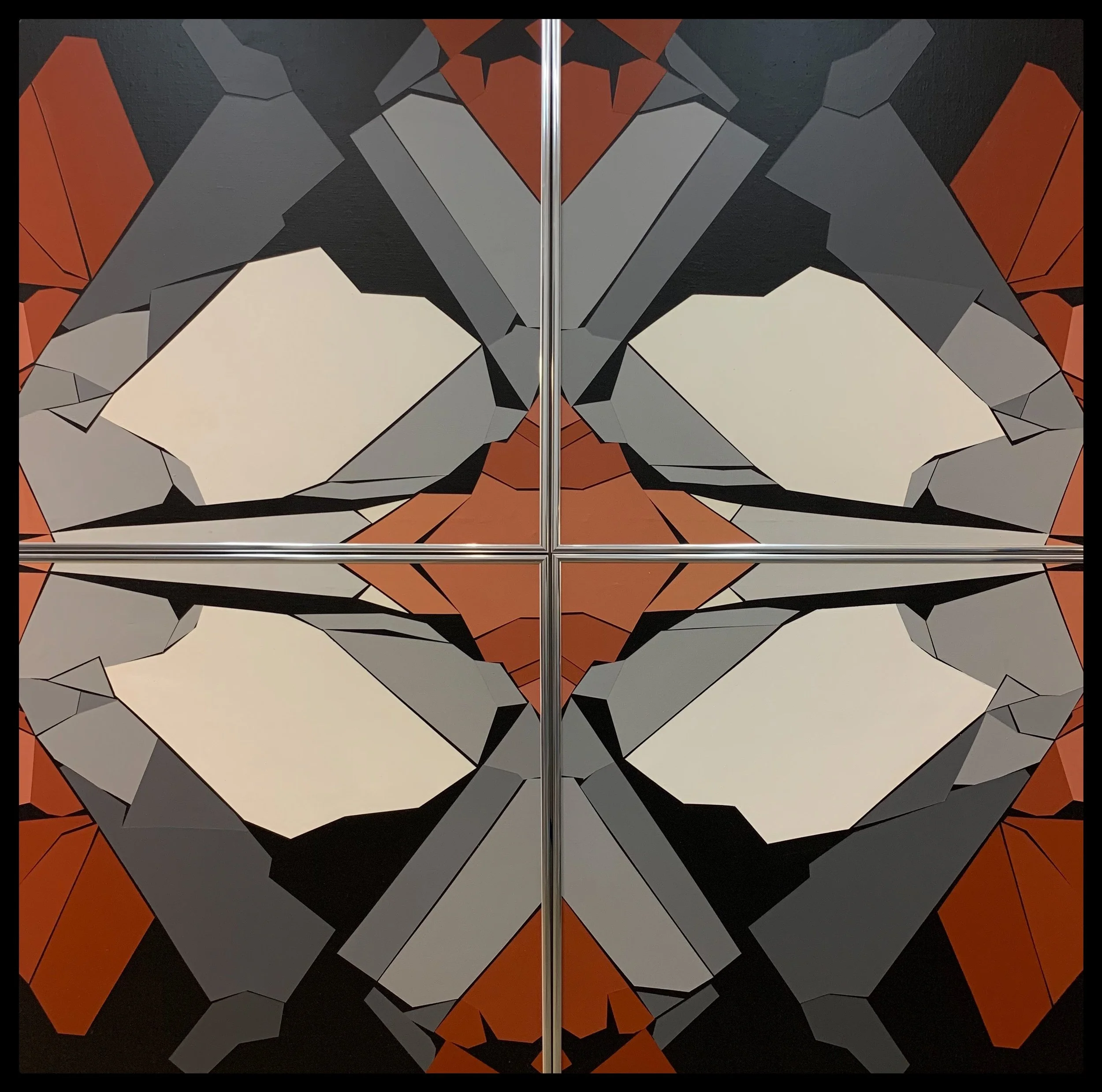 Cliffs #12: Cosmology
57 x 57 inches,
Acrylic on Canvas,
1973