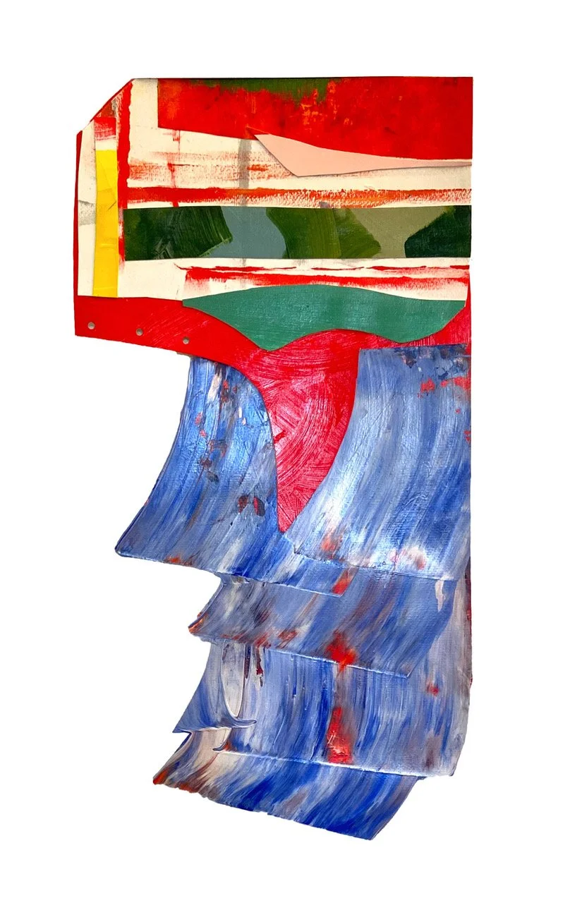 Floating Colors Collection No.10,
80 x 60 inches,
Acrylic on Paper, Assembled paintings,
2021