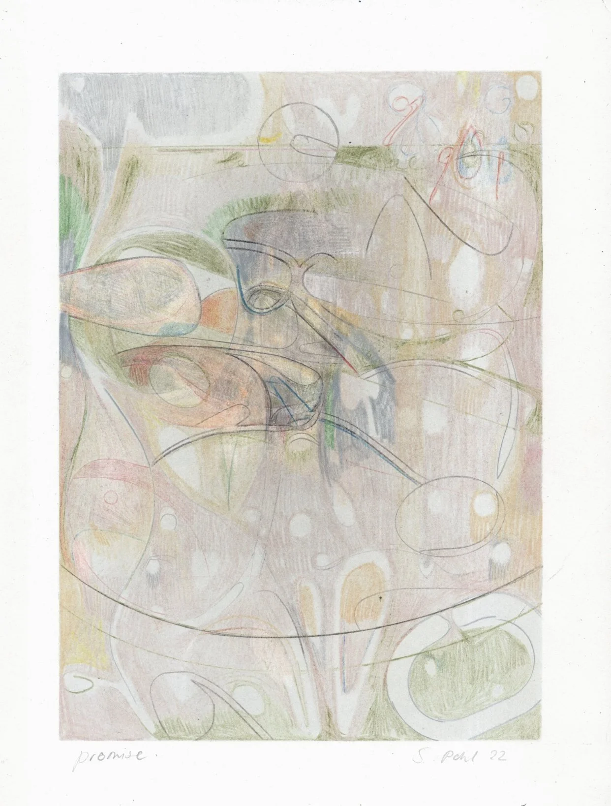 Promise,
11 x 8 1/2 inches,
Pencil on paper,
2022