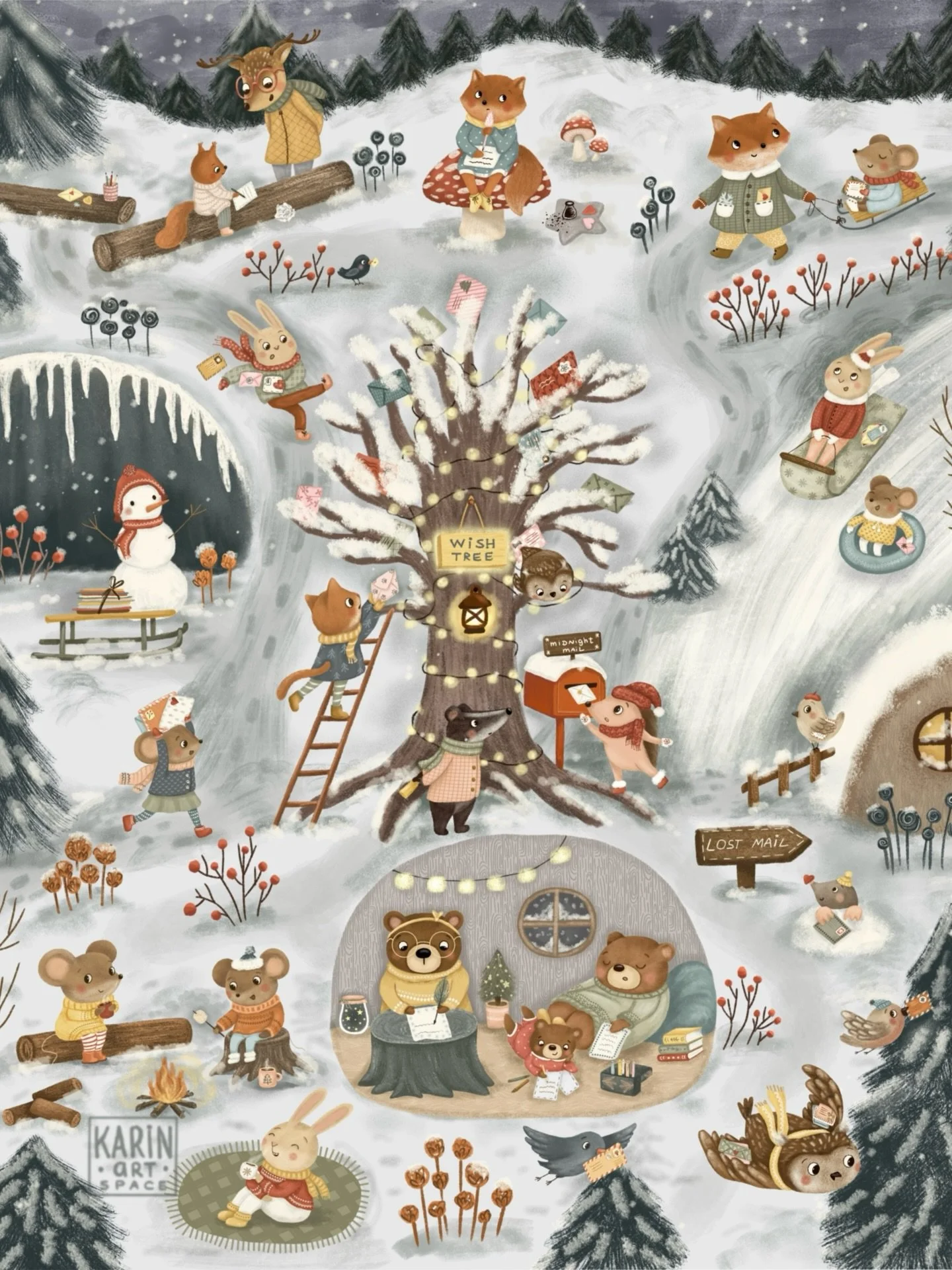 ❄️ The whole piece &mdash; plus some more close-ups &mdash; from &ldquo;Midnight Mail&rdquo;, created in collaboration with @onceuponapuzzle 🧩
Which little scene or character do you like the most? I&rsquo;d love to know! 😉

What&rsquo;s special abo