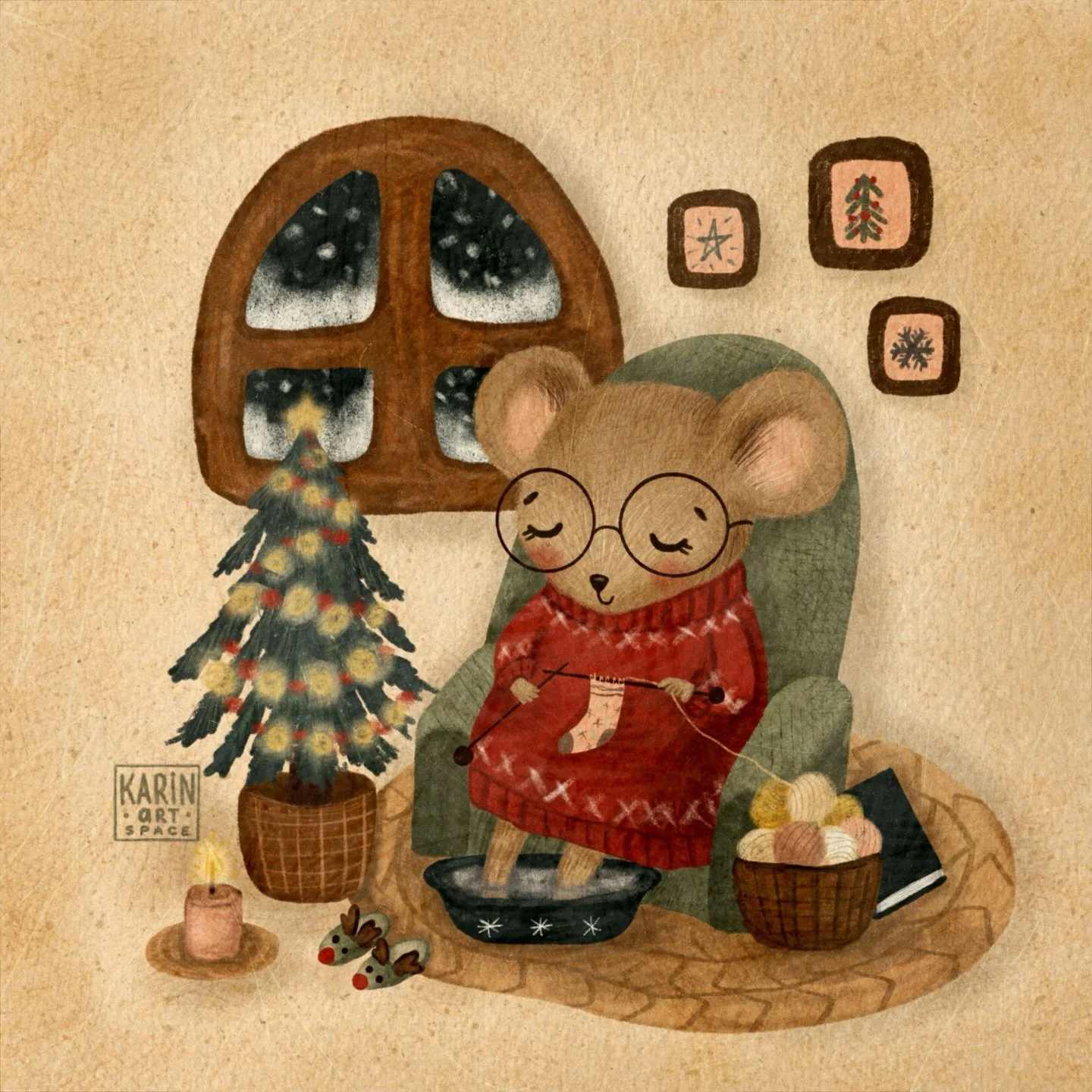 ✨ In the middle of this busy December, may this little mouse remind you to slow down💛 There&rsquo;s magic in choosing calm, warmth and cosy moments.

A cup of something warm, soft candlelight, your hobby&hellip; and letting the world move a little s