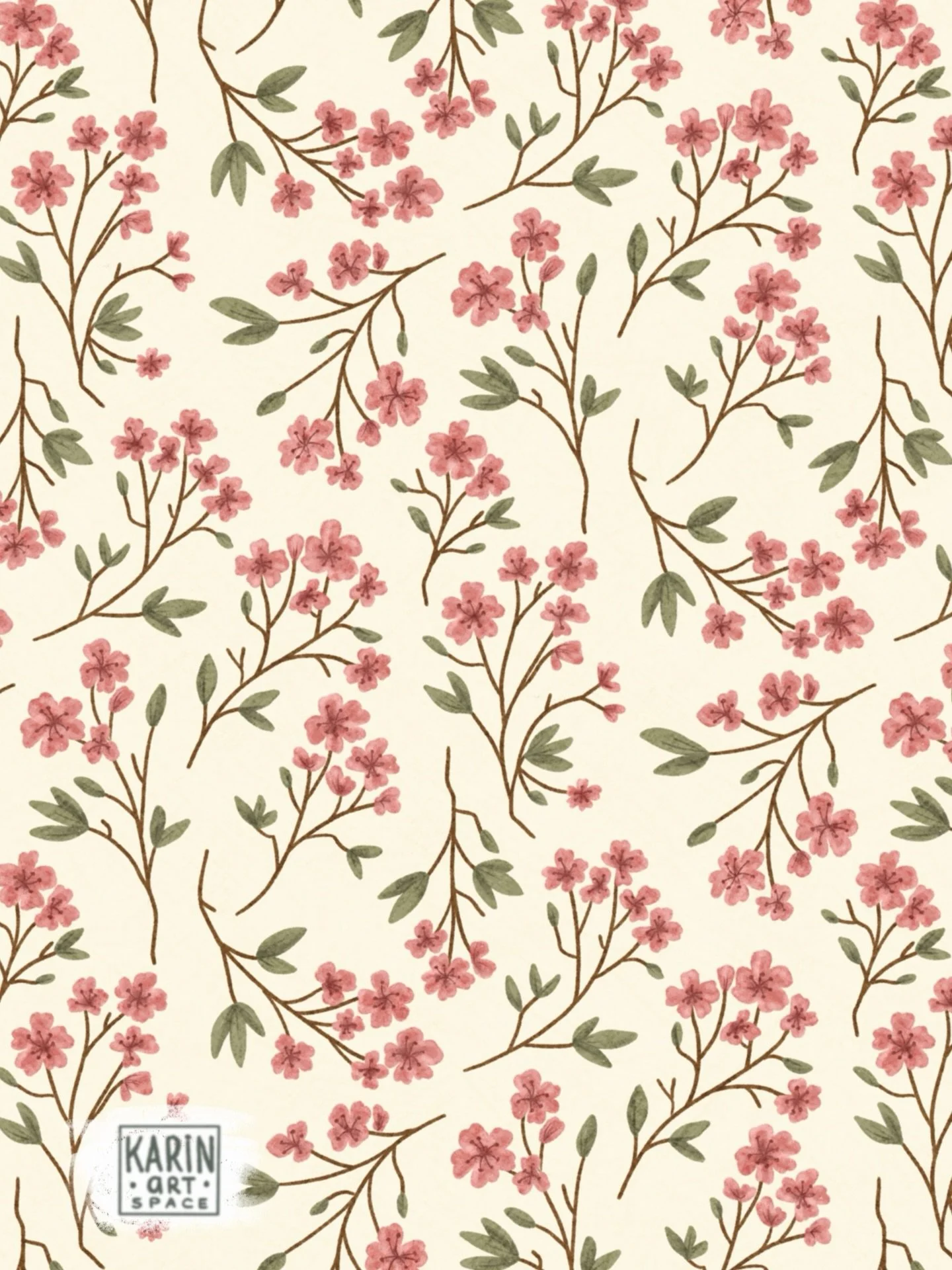 🌸 Light or dark &mdash; which background do you like best? 😉

Just pictured it on a journal cover or a phone case&hellip; What would you use this pattern for?🤔

Comment below 👇 I&rsquo;d love to hear your ideas😍

P.S. This pattern is part of an 