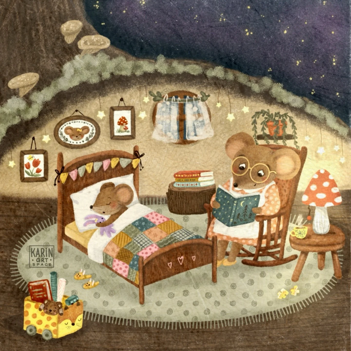 🐭A tiny mouse already finding her way into little hands 🥰✨

It&rsquo;s been one week since Luna&rsquo;s Wishful Whiskers was published. And seeing Luna being read, held and loved already feels so special 🥹

In this scene, Grandma Mouse is gently r