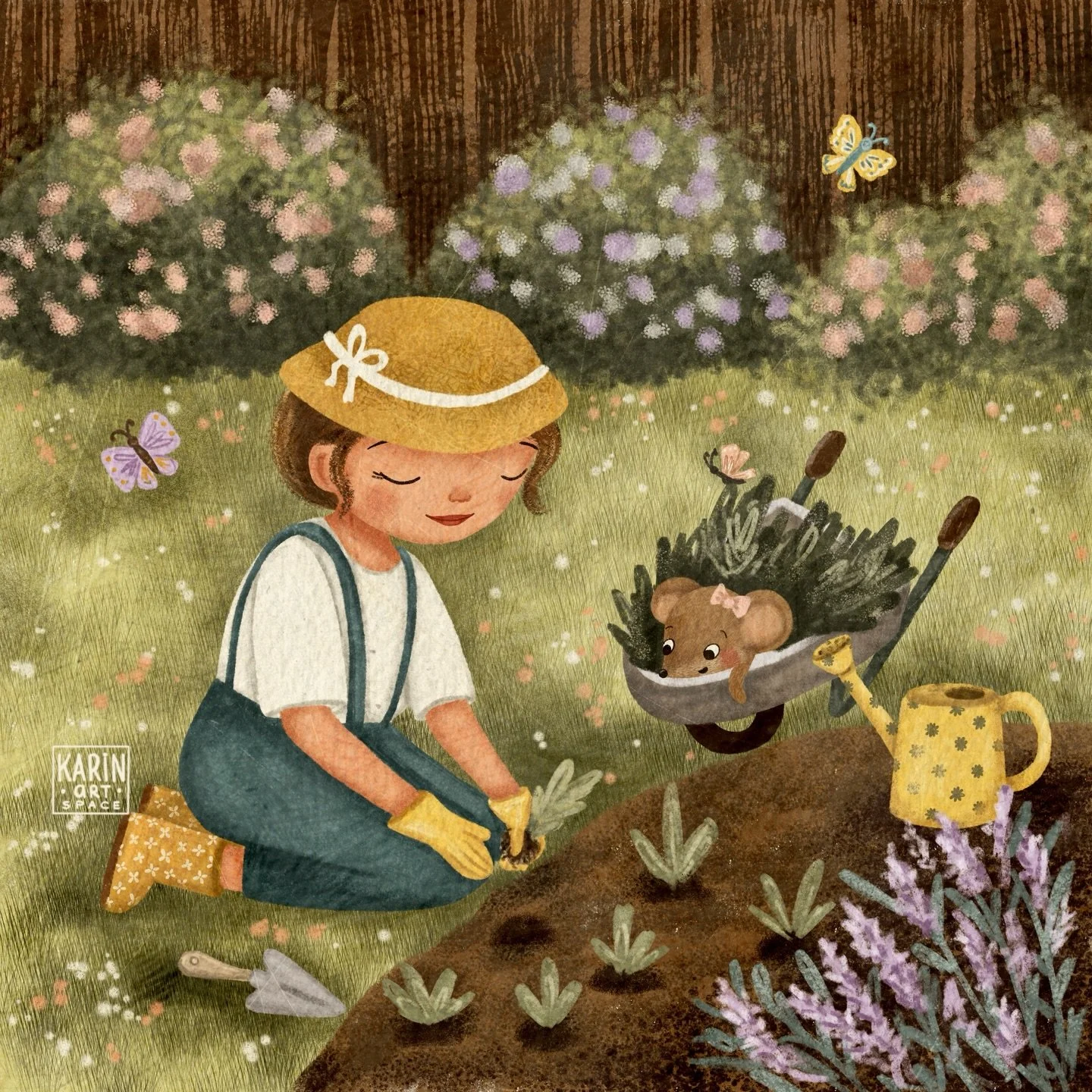 🌱 Would you join Olivia and her tiny friend for a day in the garden? 😉🐭🦋

This little scene is part of Olivia&rsquo;s Wildflower Adventure - a collection created in collaboration with Craft Consortium 🌸✨

If you&rsquo;ve been trying to get that 