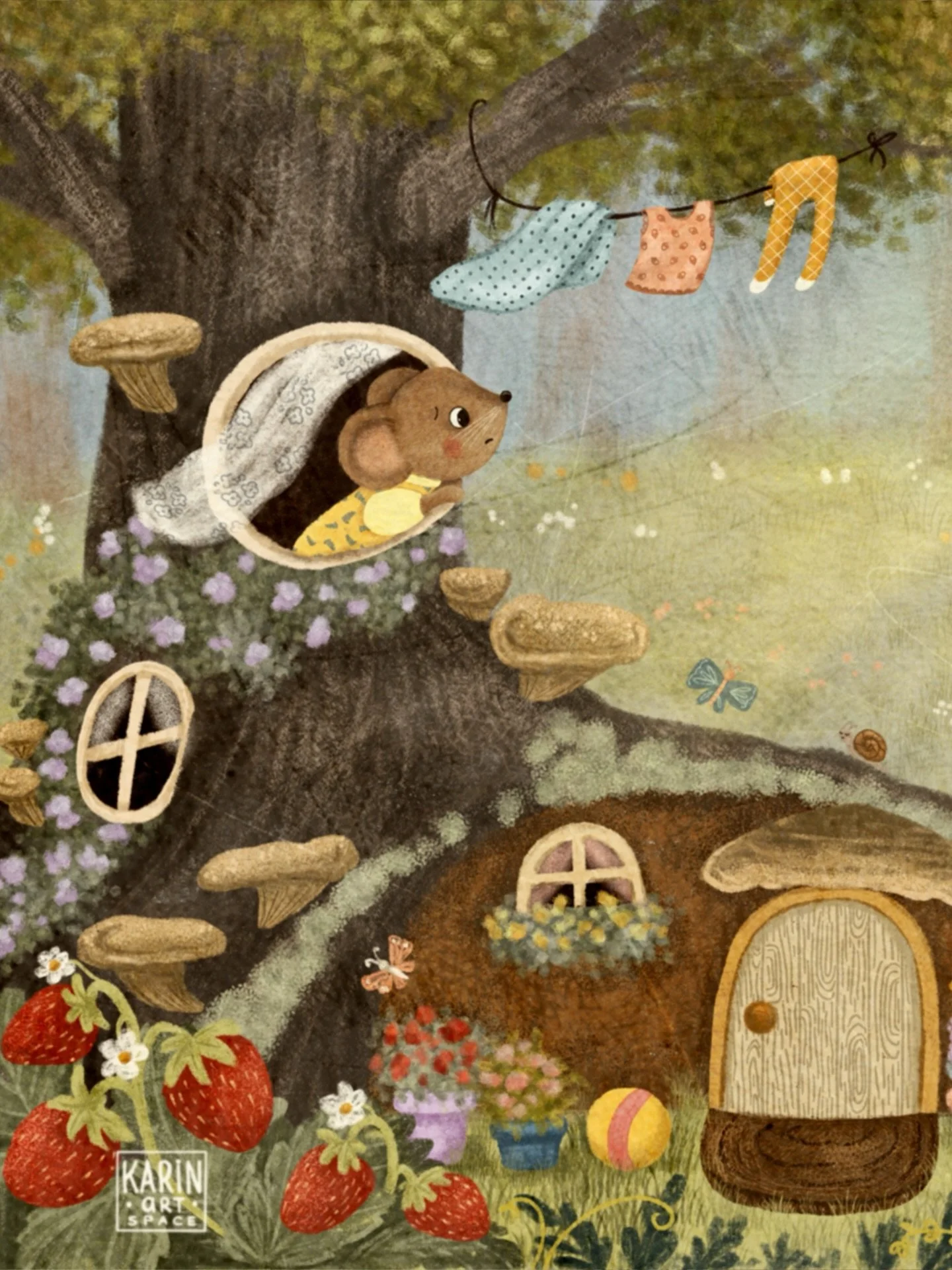 🐭 Sometimes, Luna feels a little too small to keep up with the rabbits or reach the juiciest berries like the birds. From her cosy nook beneath the old oak tree, she wonders if she&rsquo;ll ever be brave enough to try&hellip;

But what Luna doesn&rs