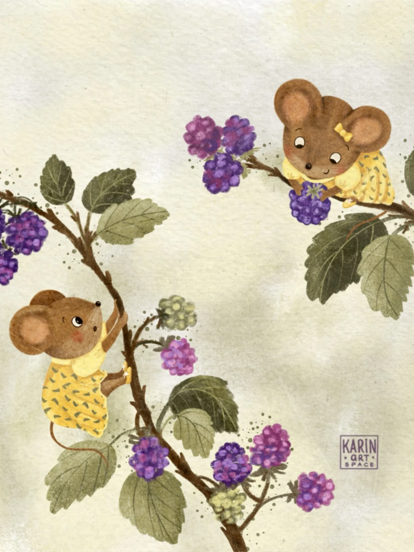 🐭 Sometimes the smallest encouragement can do magic 💛

In this scene, Luna is doing her best reaching for the juiciest berries high above her. Not long ago, she wasn&rsquo;t sure she could do it. But with a little encouragement, something inside he