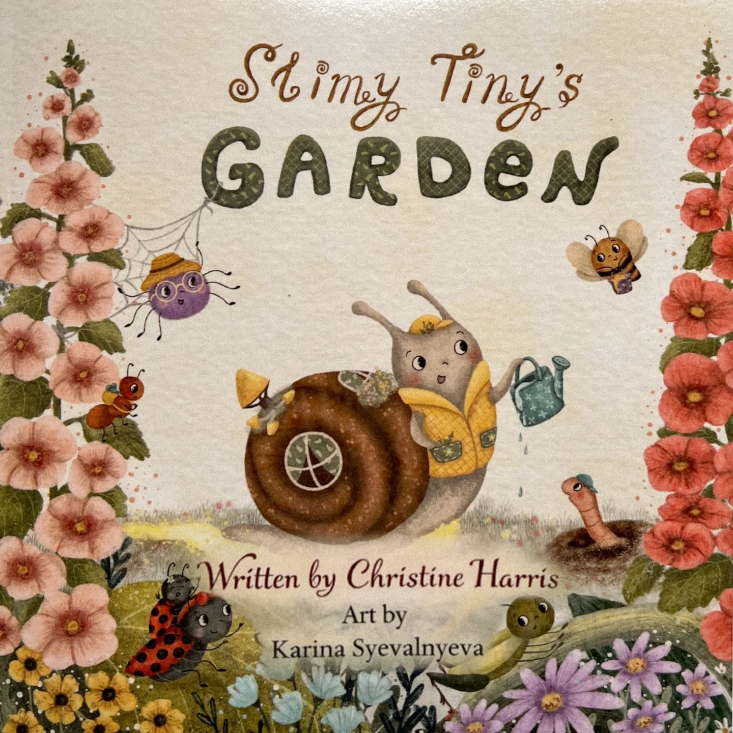 🐌 &ldquo;Slimy Tiny&rsquo;s Garden&rdquo; written by the wonderful children&rsquo;s book author Christine Harris @christineharrisbooks and illustrated by me is OUT 🎉💖

It&rsquo;s the second magical story I&rsquo;ve illustrated for Christine Harris