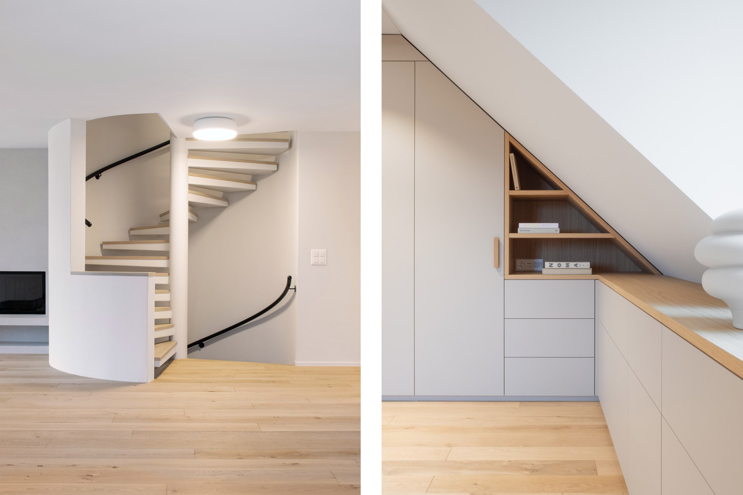 Staircase and Custom Built-In Furniture