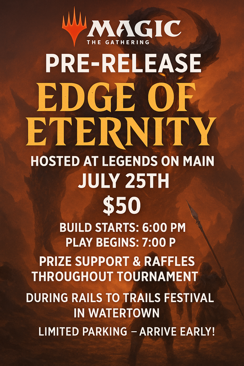 MTG PRE RELEASE - Edge Of Eternity