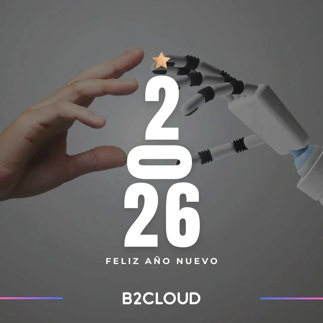 ✨️🚀 Se va un 2025 muy intenso en B2CLOUD
Fue un a&ntilde;o duro.
De mucho trabajo, desaf&iacute;os constantes y aprendizaje continuo.
Un a&ntilde;o que nos empuj&oacute; a dar siempre un poco m&aacute;s.
Pero tambi&eacute;n fue un a&ntilde;o de crec