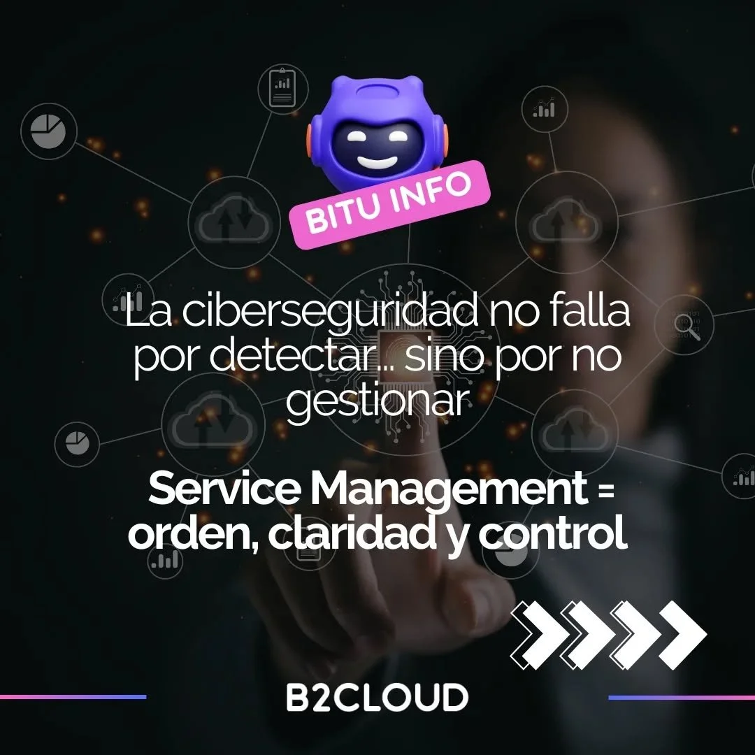 Ciberseguridad sin Service Management = gesti&oacute;n a ciegas 👀 🔐.
Detectar amenazas es clave&hellip; pero lo que marca la diferencia es c&oacute;mo las gestion&aacute;s.
Dolores t&iacute;picos:
❌️ Incidentes sin due&ntilde;o ni tiempos claros.
❌