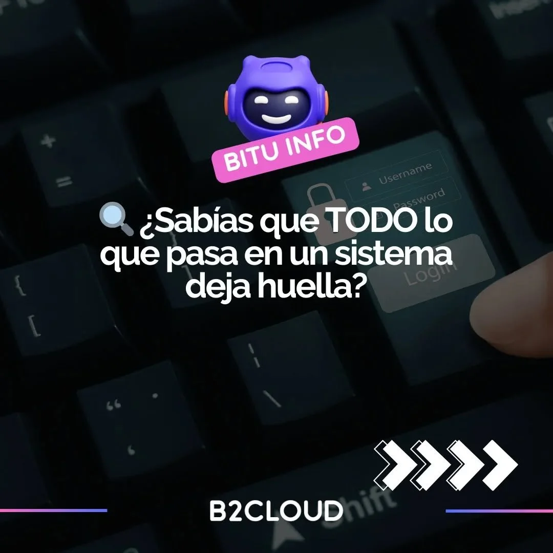 &iquest;Sab&iacute;as que cada acci&oacute;n dentro de un sistema deja un registro?
Ese registro se llama log.
Los logs guardan informaci&oacute;n sobre lo que ocurre en sistemas, redes y aplicaciones, como:
📊 Accesos de usuarios.
⚙️ Cambios en conf