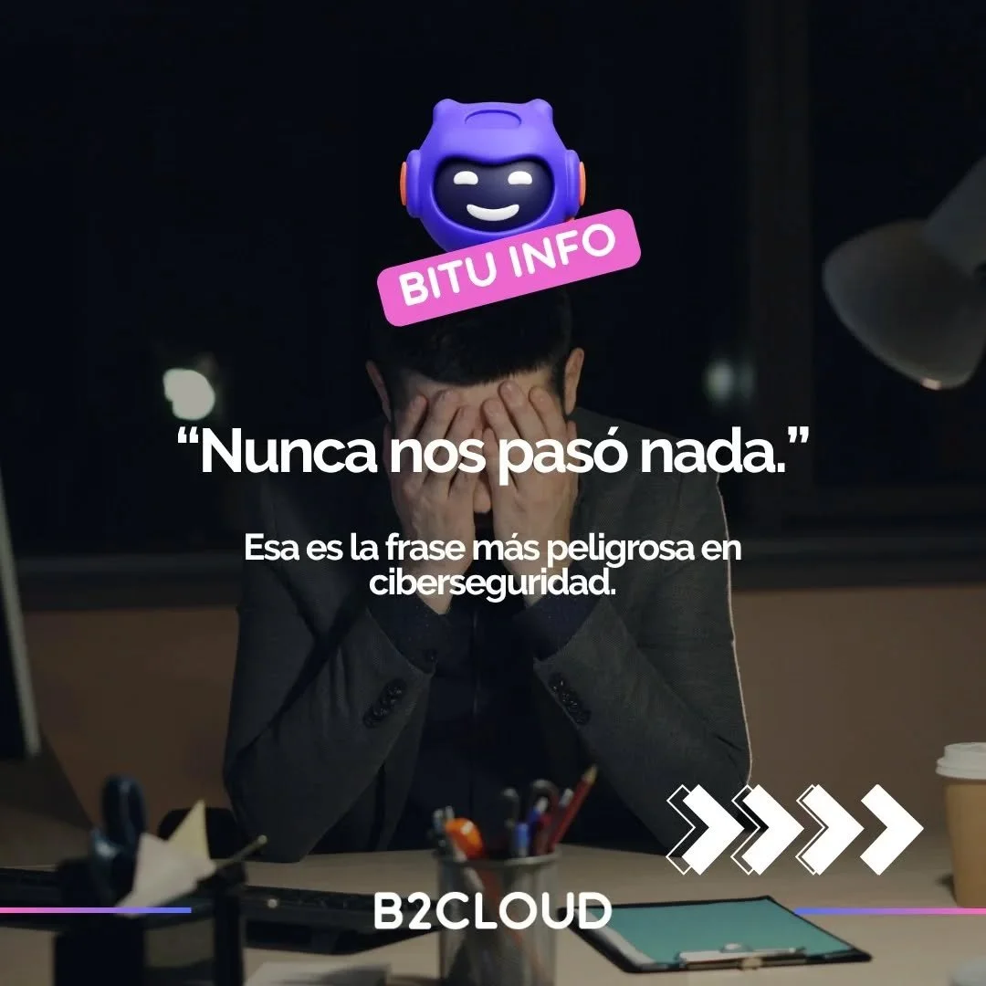 🔐 &ldquo;Nunca nos pas&oacute; nada.&rdquo;
🚨 Esa frase es una alerta.
Muchas empresas creen que est&aacute;n seguras&hellip;
pero no ven lo que realmente est&aacute; pasando.
❌️ Amenazas silenciosas.
❌️ Ataques que no se detectan.
❌️ Incidentes qu