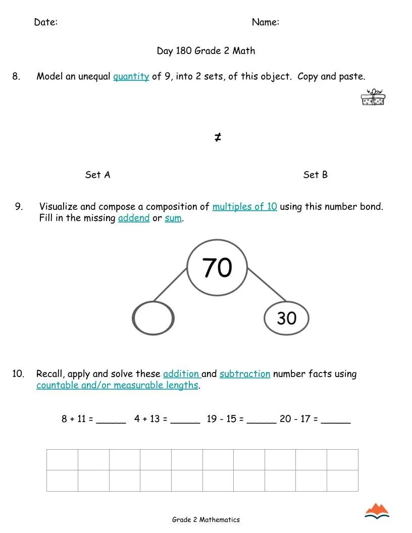 2nd Grade MATH Feb-Jun {Full Curriculum} 23 Activities Each Day-FREE (4).jpg