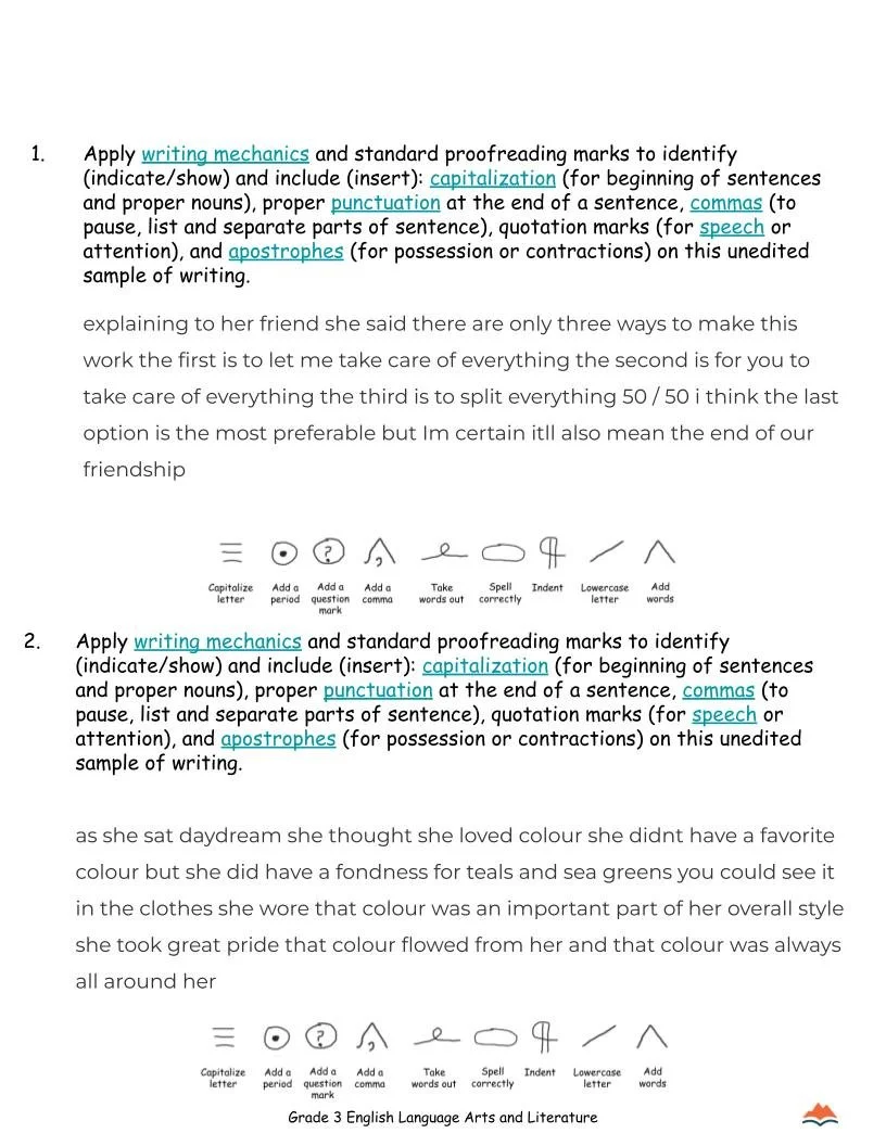 3rd Grade ELA Worksheets-Grammar+Conventions-180 Learning Activities-FREE (2).jpg