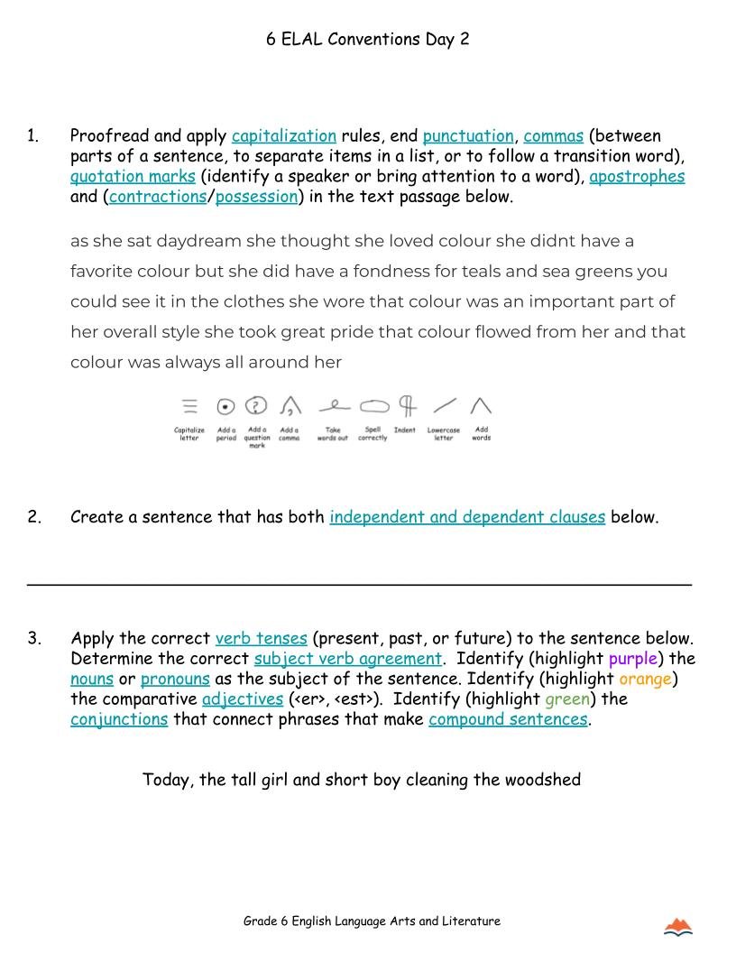 6th Grade ELA Worksheets-Grammar+Conventions-180 Learning Activities-FREE (2).jpg