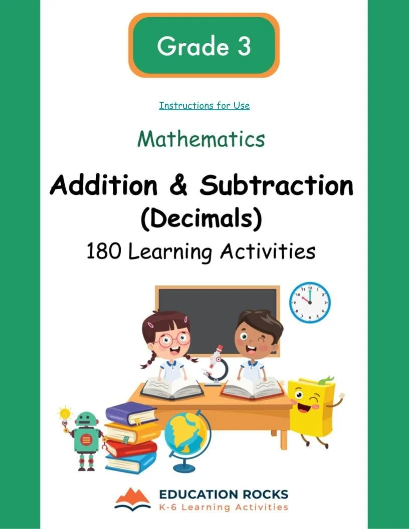 3rd MATH-Adding+Subtracting Decimals Unit-Free.jpg
