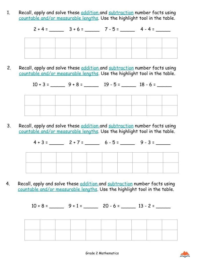 2nd Grade MATH Worksheets-Addition+Subtraction Facts-180 Activities-FREE (1).jpg
