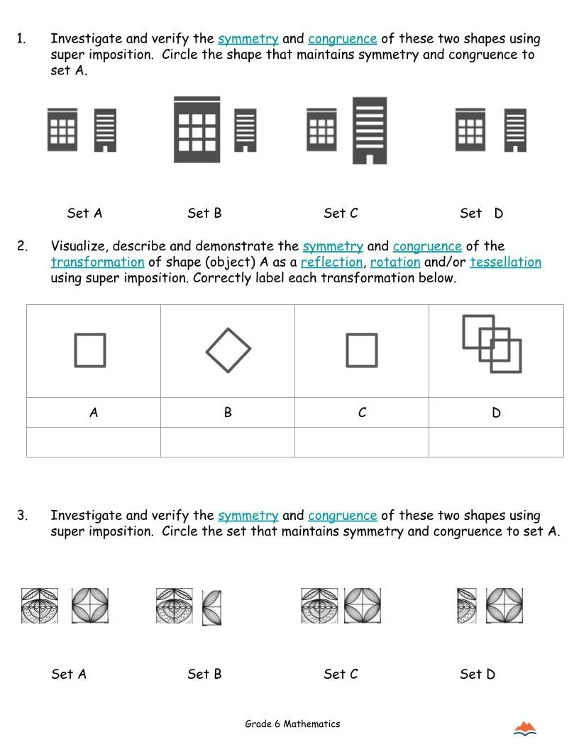 6th Grade MATH Worksheets-Geometric Properties (symmetry + congruence)-FREE (1).jpg
