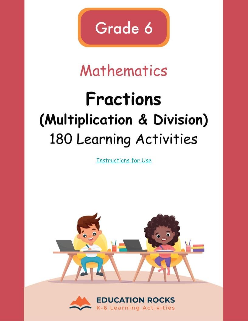 6th MATH Worksheets-Multiplying + Dividing Fractions-180 Activities-FREE.jpg