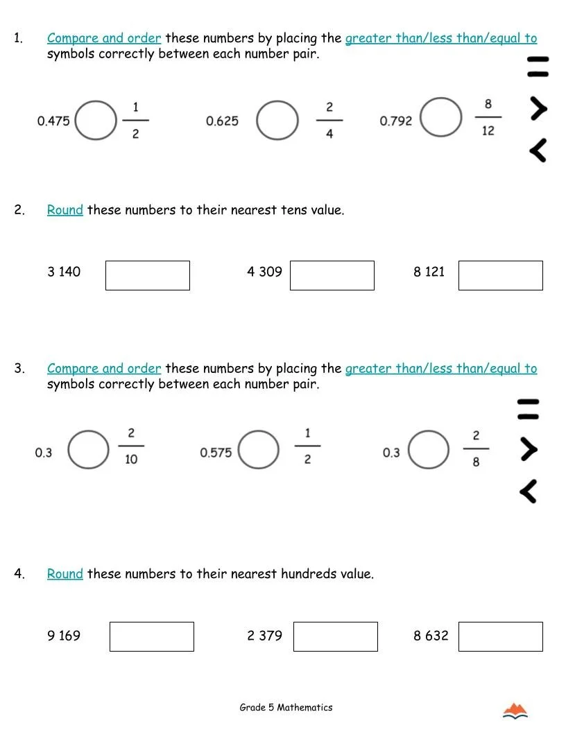 5th Grade MATH Worksheets-Comparing + Ordering Numbers-180 Activities-FREE (1).jpg
