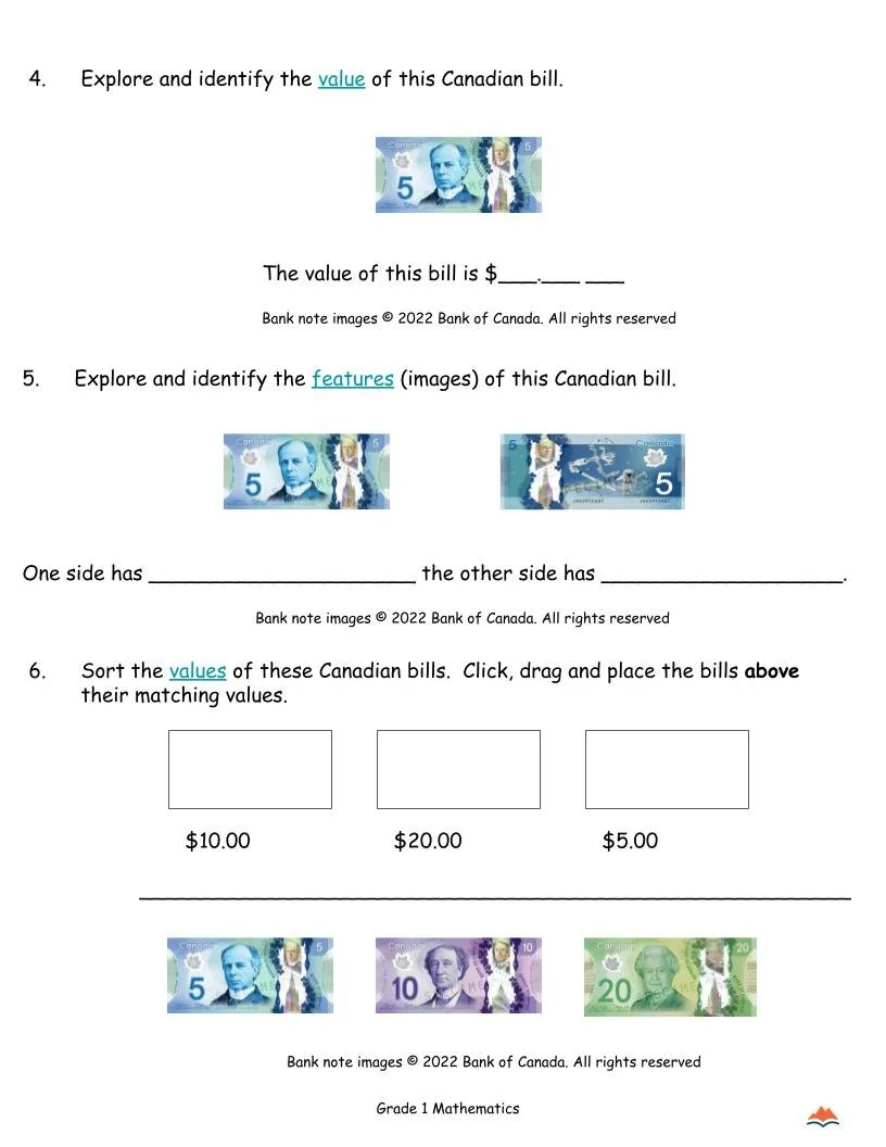 Grade 1 Math Money Values and Features Unit Plans _ Alberta _ 180 Days _ No Prep (2).jpg