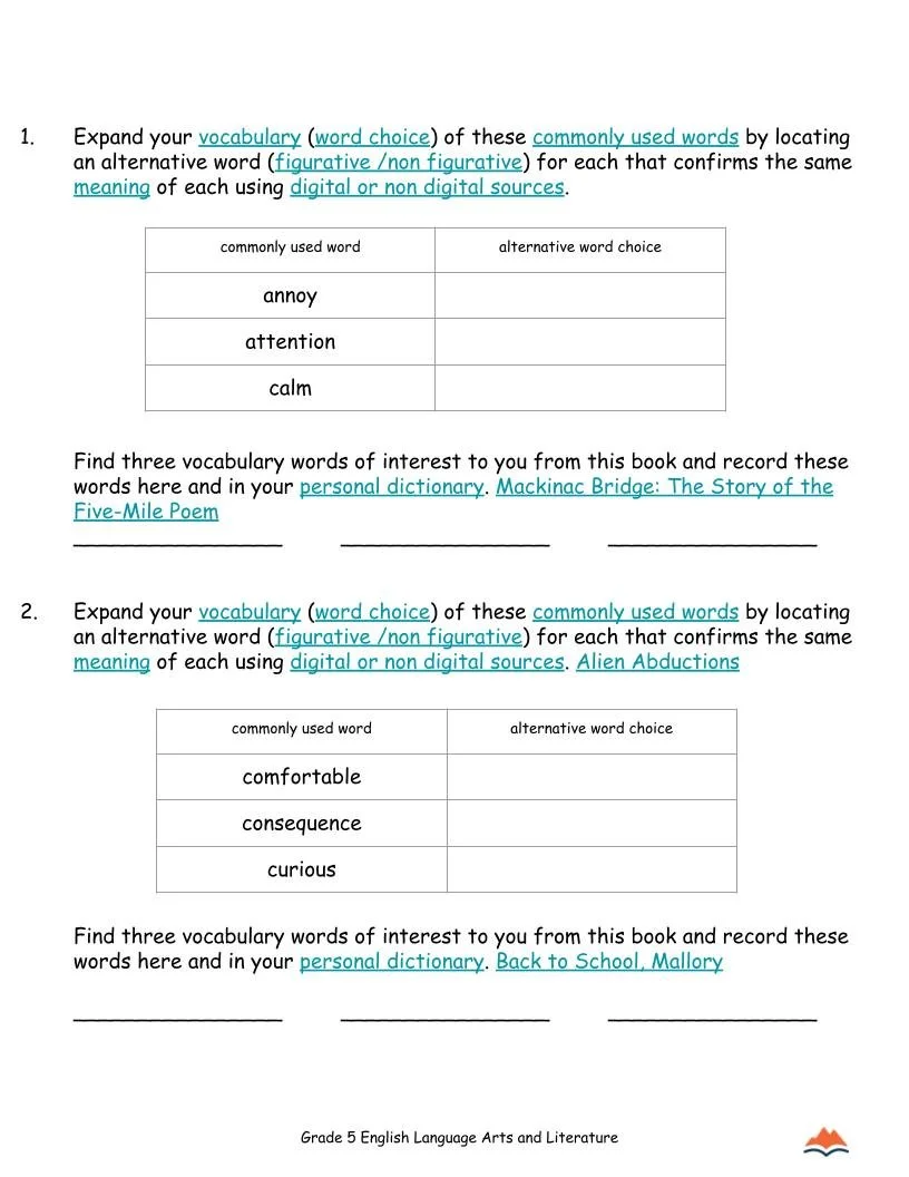 5th Grade ELA Worksheets-Vocabulary+Language-180 Learning Activities-FREE (3).jpg