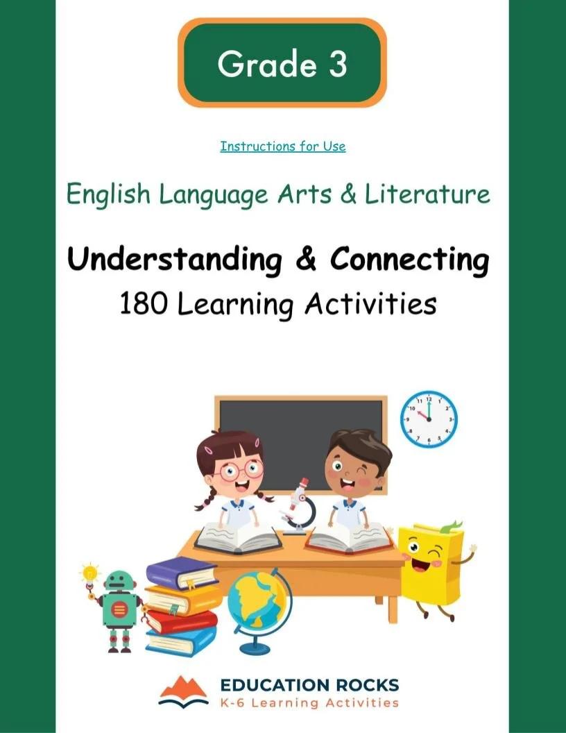3rd Grade ELA Worksheets-Reading Comprehension Unit-180 Activities-FREE