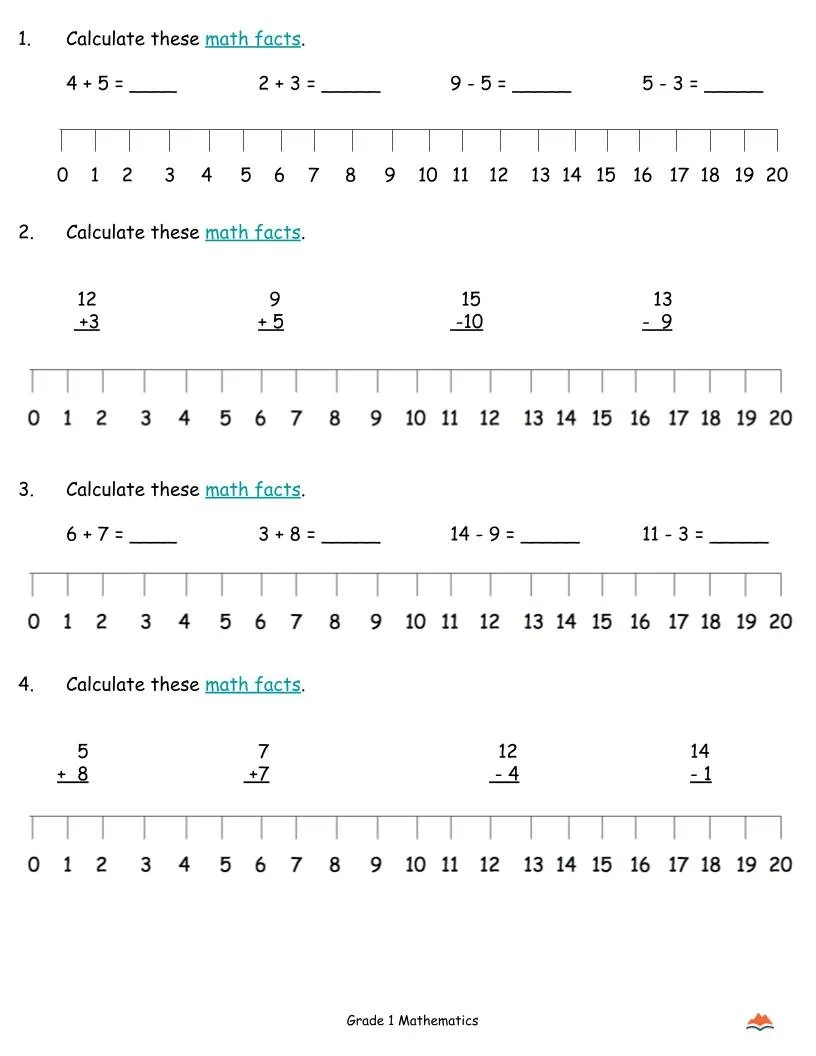1st Grade MATH-Addition+Subtraction Unit-180 Learning Activities-FREE (1).jpg