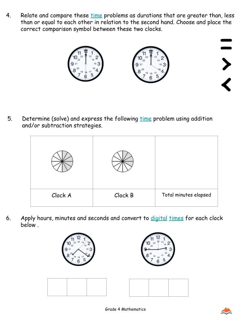 4th Grade MATH Worksheets-Teaching Time -180 Learning Activities-FREE (1).jpg