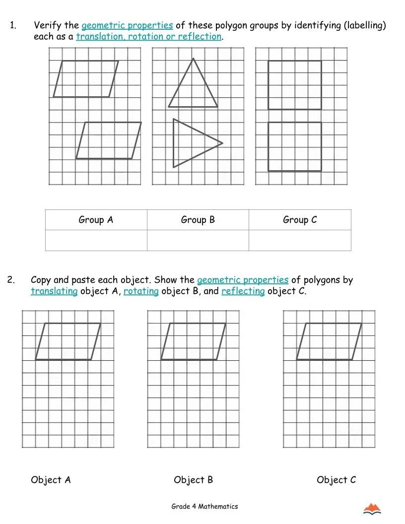 4th MATH Worksheets-Geometric Properties (orientation)-180 Activities-FREE (1).jpg