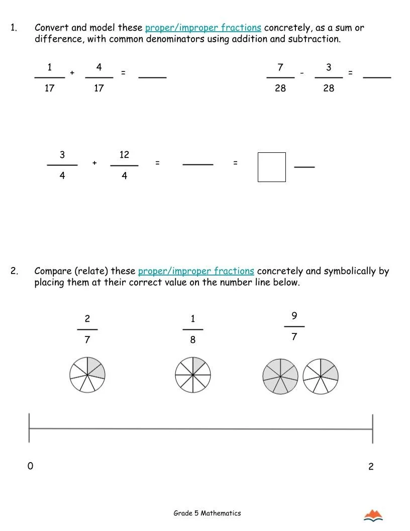 5th Grade MATH Worksheets-Proper + Improper Fractions-180 Activities-FREE (1).jpg