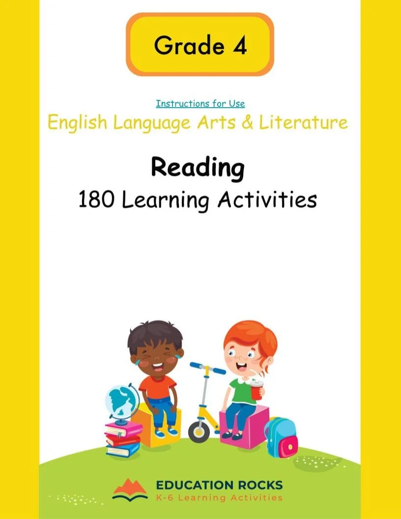 Grade 4 ELAL Reading Unit Plans | Alberta | 180 Days | No Prep