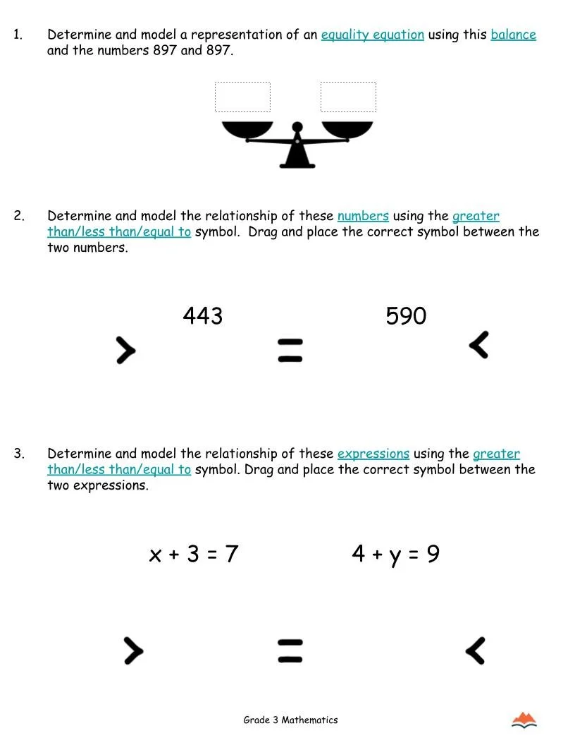 3rd Grade MATH Worksheets-Equality+Inequality Unit-180 Activities-FREE (1).jpg