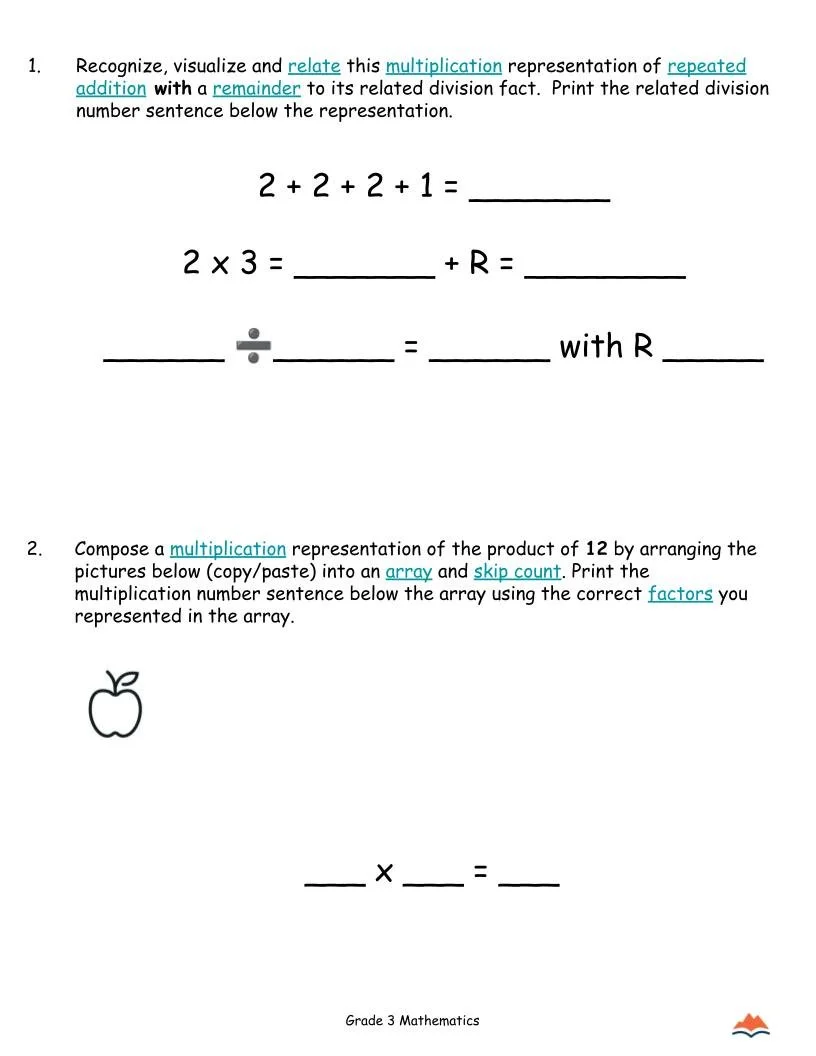 3rd MATH Worksheets-Compose+Decompose Multiplication+Division-180 Activities-FREE (1).jpg