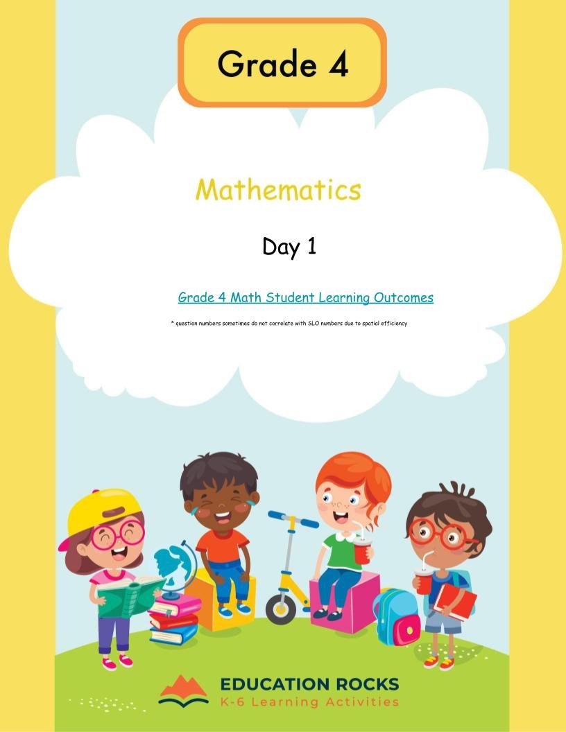 4th Grade MATH Sep-Jan {Full Curriculum} 16 Activities Each Day-FREE (1).jpg