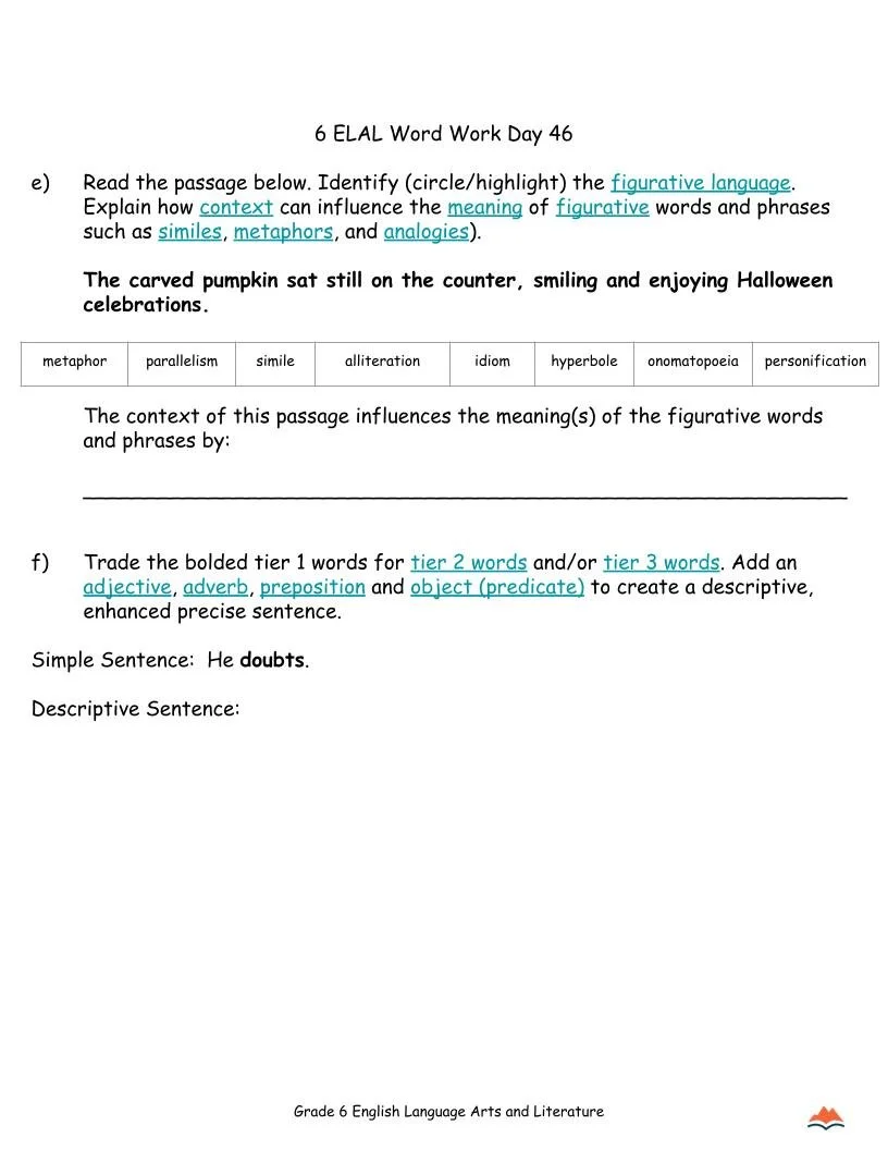 6th Grade ELA Dec-Feb {Full Curriculum} 13+ Activities Each Day-FREE (10).jpg