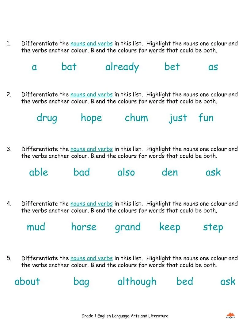 1st Grade ELA Worksheets-Grammar+Conventions-180 Learning Activities-FREE (4).jpg
