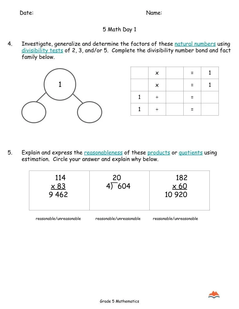 5th Grade MATH Sep-Jan {Full Curriculum} 16 Activities Each Day-FREE (3).jpg