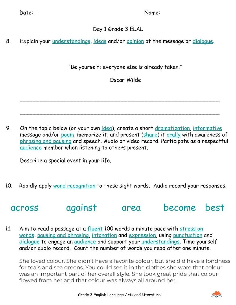 3rd Grade ELA Sep-Nov {Full Curriculum} 20+ Activities Each Day-FREE (5).jpg