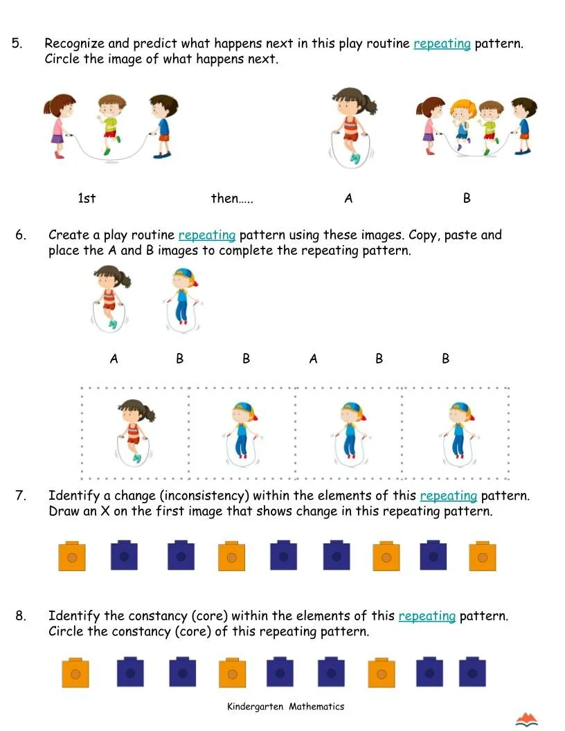 Kindergarten Math Repeating Patterns Unit Plans _ Alberta _ 180 Days _ No Prep (2).jpg
