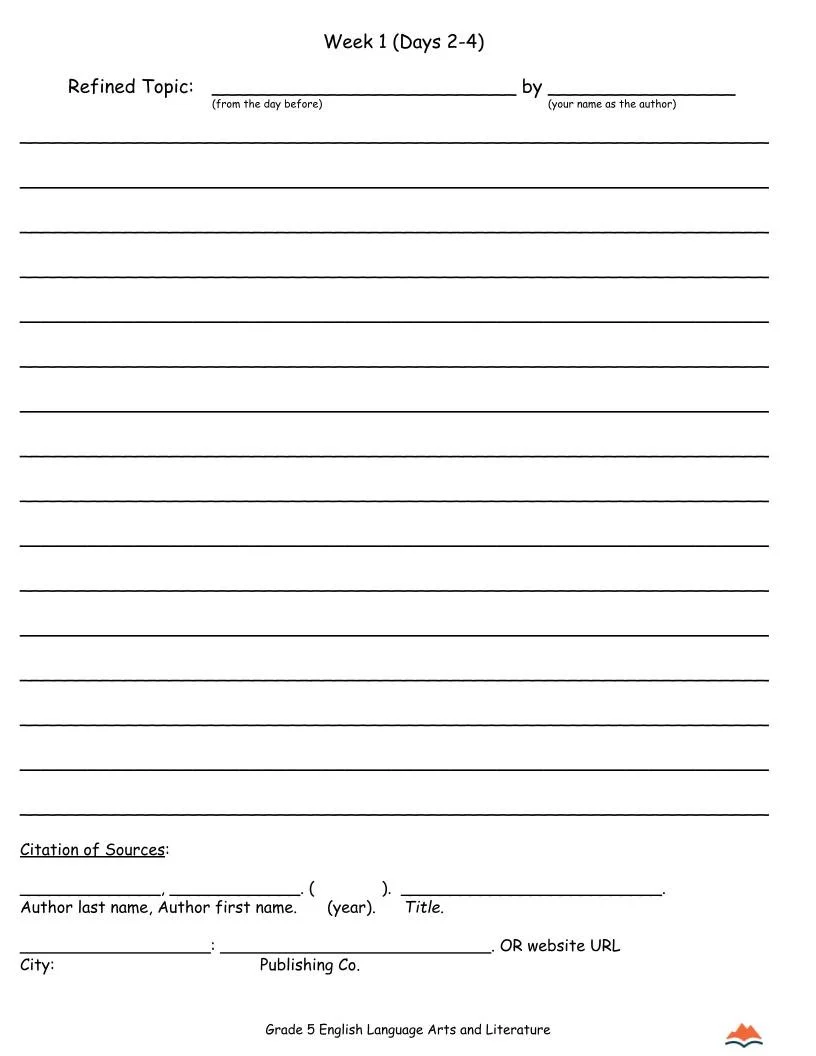 5th Grade ELA Worksheets-Drafting + Writing -180 Learning Activities-FREE (3).jpg